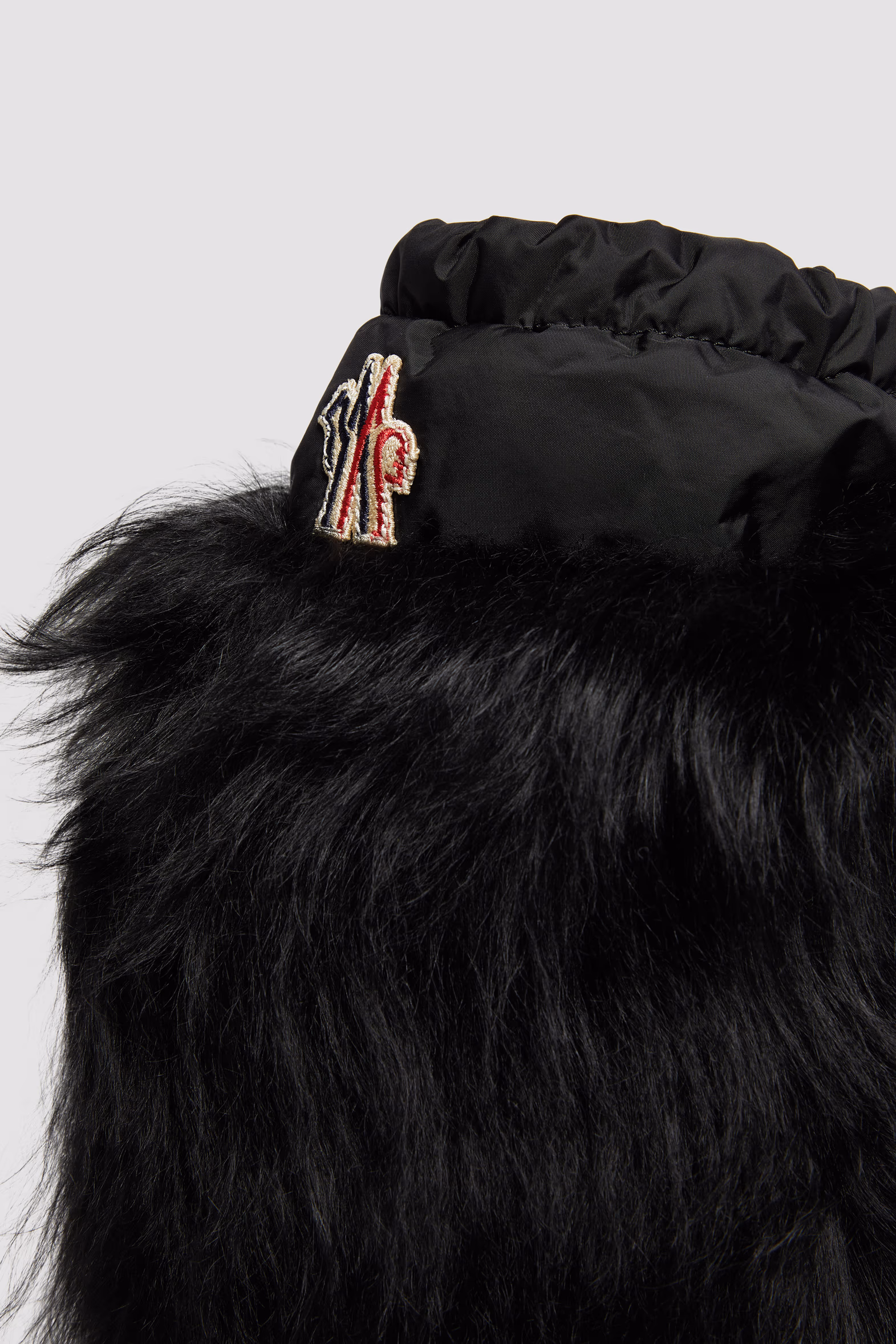 Gaia Low Shearling Boots Women Black Moncler 4